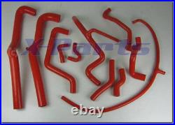 VR6 Passat Hose Kit Water Hose Silicone Tubes Red Cooling Fan Hose New