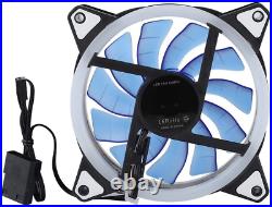 Water Cooling Kit, DIY 240mm Cooler CPU/GPU Block Pump Reservoir LED Fan Heat