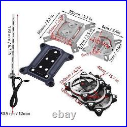 Water Cooling Kit With CPU Water Block Pump Water Reservoir And LED