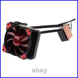 Water Cooling System Kits Radiator Row +CPU Cooler Fans + Water Pump for AMD