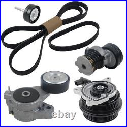 Water Pump + Belt + Tensioner Kit for VW Golf Passat Tiguan Touran Seat 1.4 TSI