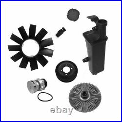 Water Pump Fan Clutch Blade Expansion Tank & Thermostat Kit for BMW E46 Z3 X3