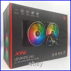 XPG Levante 240 Addressable RGB CPU Cooler AIO Low Noise Fans